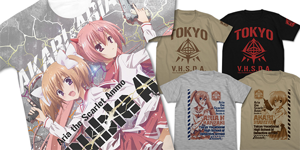 『緋弾のアリアAA』あかり＆アリアたちが早くもTシャツに！