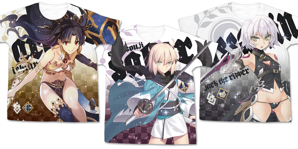 新たな英霊を召喚！『Fate/Grand Order』沖田総司、イシュタル、ジャック・ザ・リッパー「フルグラT」登場！