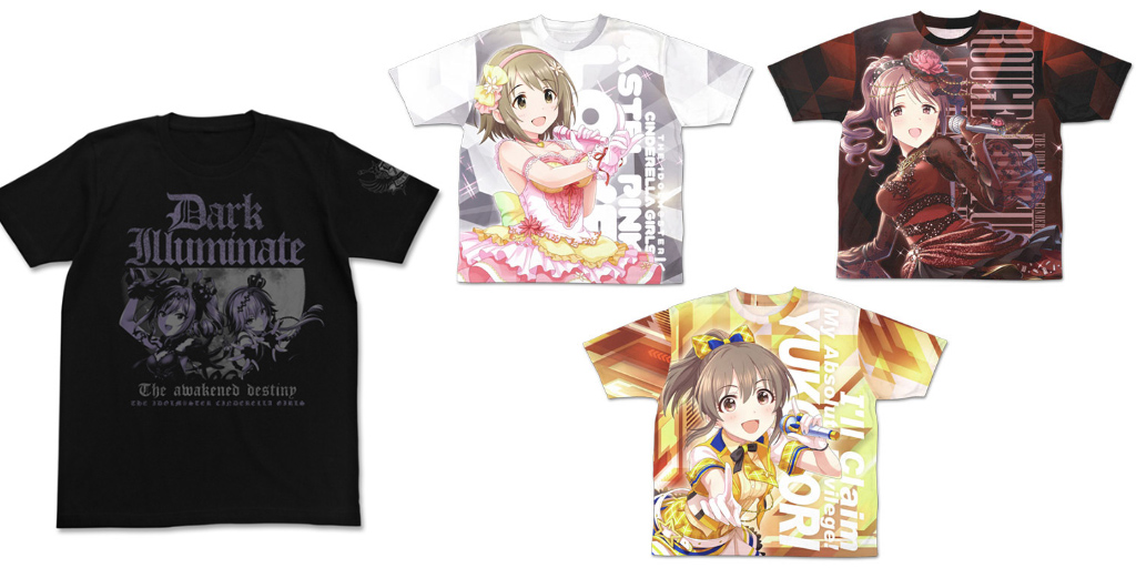 華やかな姿を一番近くで！『アイドルマスター シンデレラガールズ』両面フルグラフィックTシャツが登場！